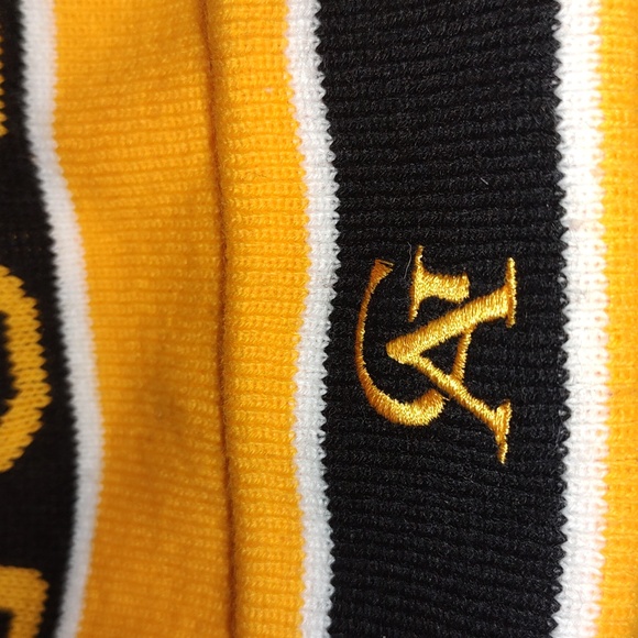 Sports Scarf Gustavus Adolphus College Knit Cuffed Beanie Pom Pom - Picture 2 of 5